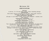 <B>Paradigm Floor Standing Speakers Millenia 200 <Display></b>