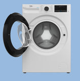 <b>BEKO 9KG AUTODOSE WASHING MACHINE WITH STEAMCURE & BLUETOOTH</B> BFLB902ADW