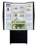 <b>Hitachi FRENCH DOOR 511L BLACK GLASS- Made in Japan French Door Series Refrigerator (DISPLAY)</b>