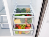 <b>WESTINGHOUSE 624L Side by side Refrigerator in Silver </b> WSE6630SA