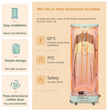 Hoper Layer Foldable Portable Clothes Dryer Cabinet – DL1216