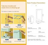 Hoper Layer Foldable Portable Clothes Dryer Cabinet – DL1216