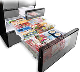 <b>Hitachi 735Ltr Black Glass RZX740KAXK(DISPLAY)$4688, Mirro Glass RZX740KAX-$4888 - Made in Japan French Door Series Refrigerator</b>